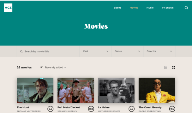 Categories Music screenshot