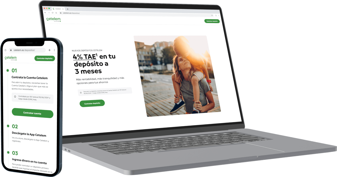 Cetelem deposits responsive design